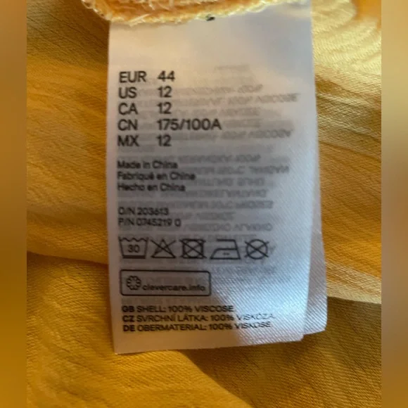 H&M Yellowy Peach Tank Top - Picture 9 of 9